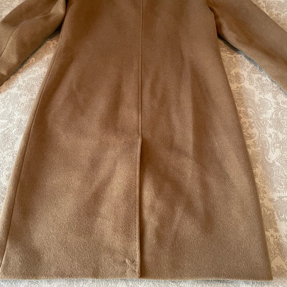 Abercrombie & Fitch Elevated Dad Coat petite M NWT Camel Coat - Picture 5 of 6